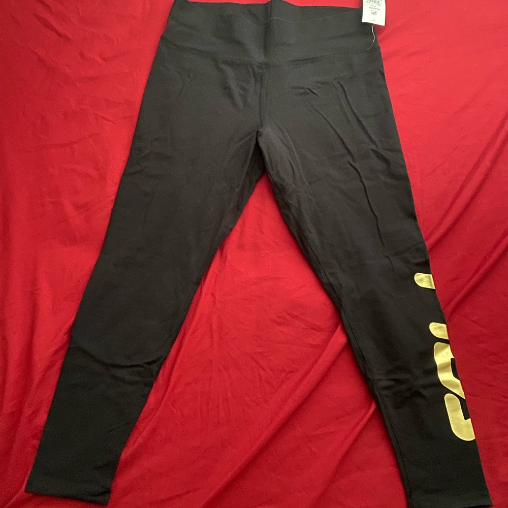 Fila Black Lounge Leggings